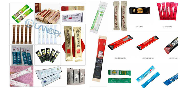 中西藥保健多列粉末包裝機(jī)包裝樣帶